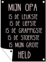 Décoration de Jardin Papy - Cadeau - Vaderdag - 30x40 cm