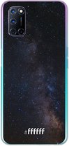 6F hoesje - geschikt voor OPPO A92 -  Transparant TPU Case - Dark Space #ffffff