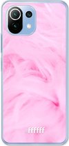 6F hoesje - geschikt voor Xiaomi Mi 11 Lite -  Transparant TPU Case - Cotton Candy #ffffff