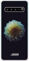 6F hoesje - geschikt voor Samsung Galaxy S10 5G -  Transparant TPU Case - Just a Perfect Flower #ffffff