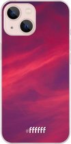 6F hoesje - geschikt voor iPhone 13 - Transparant TPU Case - Red Skyline #ffffff