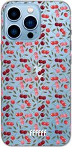 6F hoesje - geschikt voor iPhone 13 Pro - Transparant TPU Case - Cherry's #ffffff