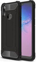 Samsung Galaxy A10s Hoesje Shock Proof Hybride Back Cover Zwart