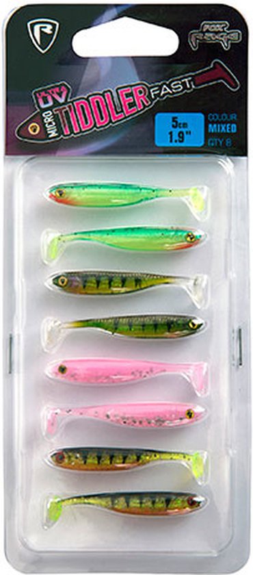 Fox Rage - Micro Tiddler Fast Mixed UV Colour Pack Loaded