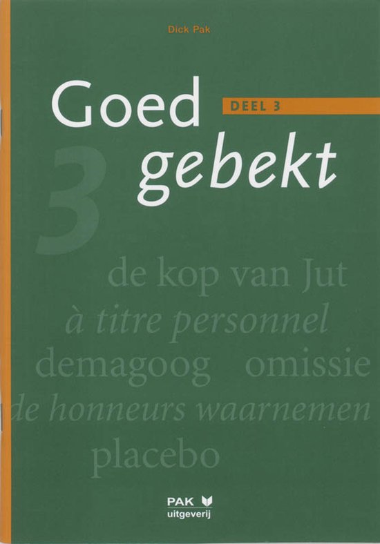 Goed gebekt 3 Leerlingenboek - cover