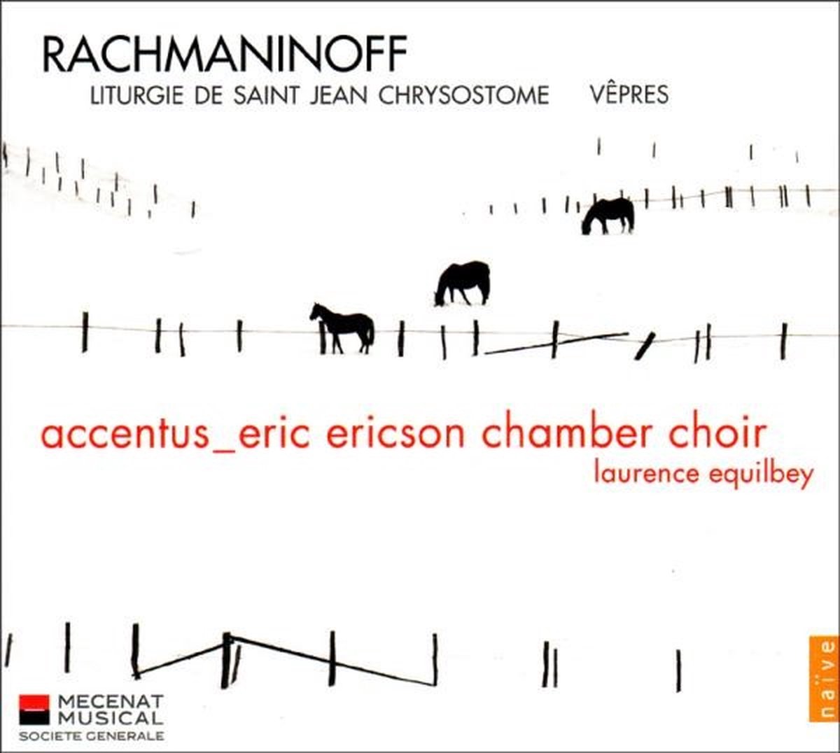 Accentus, Laurence Equilbey - Rachmaninov: Liturgie De Saint Jean Chrysostome/Vêpres (CD)
