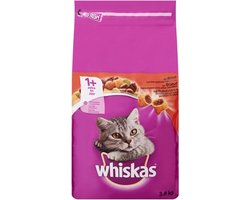 Whiskas - droog adult rund - 3,8kg