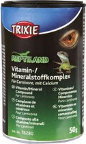 Trixie vitaminen mineralenpoeder d3 met calcium voor carnivoor - 50 gr - 1 stuks