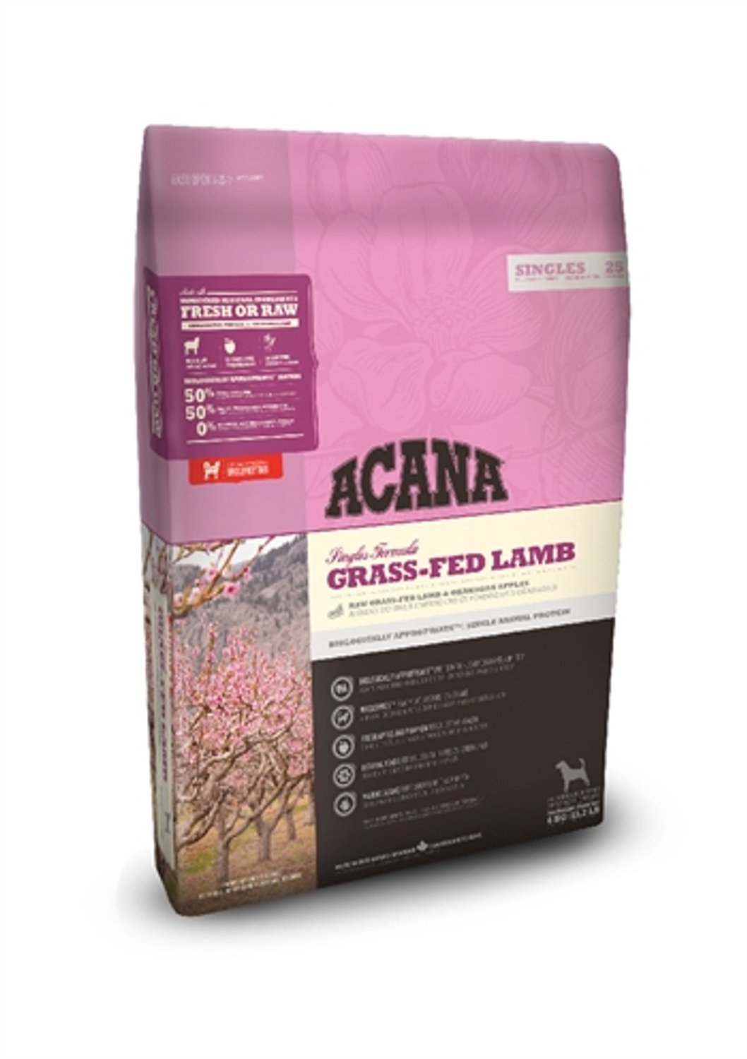 Acana singles grass-fed lamb dog - 17 kg - 1 stuks