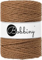 Bobbiny Macrame Triple Twist 5 mm - Caramel