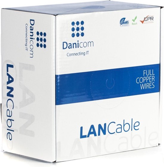DANICOM CAT6 FTP 50m kabel op rol soepel - PVC (Fca) kopen