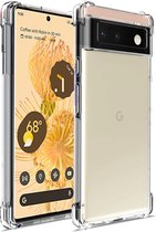 Google Pixel 6 Pro Hoesje Schokbestendig TPU Back Cover Transparant