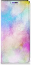 Bookcase Personaliseren Geschikt voor Samsung Galaxy A22 4G | M22 Telefoonhoesje Watercolor Light