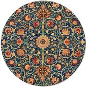 Walljar - William Morris - Holland Park Carpet - Muurdecoratie - Forex wandcirkel
