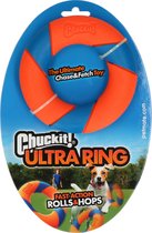 Chuckit! Ultra ring - Hondenspeelgoed - Stuiterend Hondenspeeltje - Ø12.5 cm - Blauw/Oranje