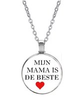 Akyol - mijn mama is de beste Ketting - Mama/Moeder - mama - moederdag - verjaardag - cadeau voor mama - 60 CM lang