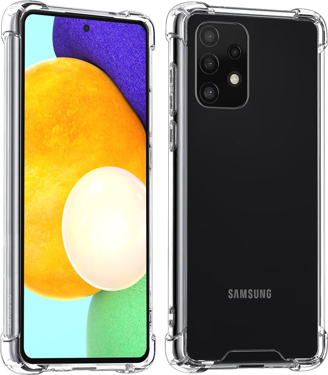 Transparant hoesje voor Samsung Galaxy A52- A52S - Back Cover - TPU