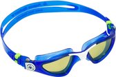 Aquasphere Kayenne - Zwembril - Volwassenen - Green Polarized Lens - Blauw/Wit