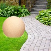 ML-Design globe light stone look, Ø 40 cm, 25W, gemaakt van kunststof