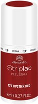 Alessandro - Striplac Peel Or Soak - 174 Rouge à Lèvres Rouge