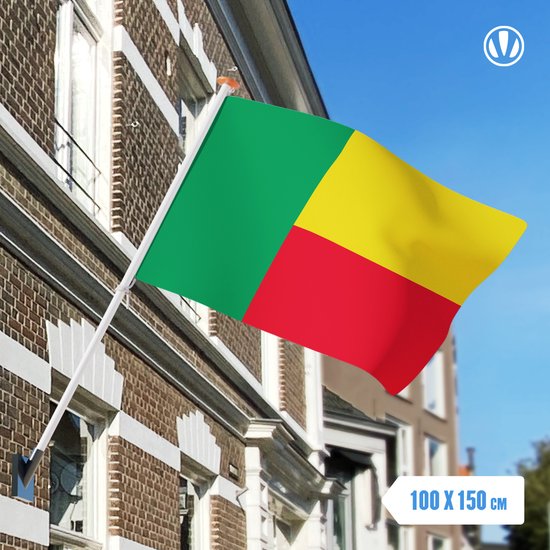 Foto: Vlag benin 100x150cm glanspoly