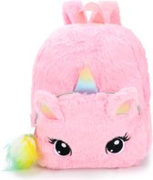 Roze Unicorn Rugzak met Sterren Etui