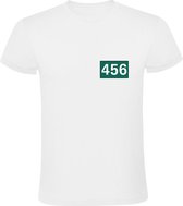 Squid Game Player 456 | Heren T-shirt | Wit | Netflix | Serie | Survival Game | Drama