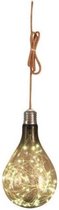 Luxform Hanglamp Pear Smoke 60 Led 16 X 28 Cm Goud 2-delig