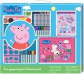 Diakakis Kleurset Peppa Pig 54 X 47 Cm Blauw/groen 32-delig