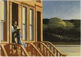 Edward Hopper Sunlight on Brownstones Kunstdruk 40x30cm