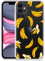 Geschikt voor Apple iPhone 11 Hoesje Banana - Designed by Cazy