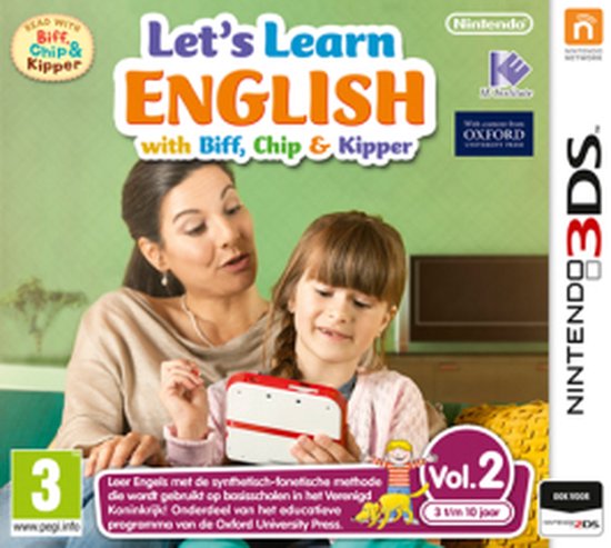 Nintendo Let’s Learn English with Biff, Chip & Kipper Standaard Nederlands, Engels, Spaans, Frans, Italiaans, Portugees Nintendo 3DS