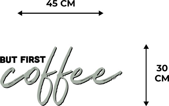 Set de table - Citation - Café - Simple - 45x30 cm - 6 pièces