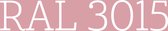 RAL 3015 Light Pink - matte muurverf l'Authentique