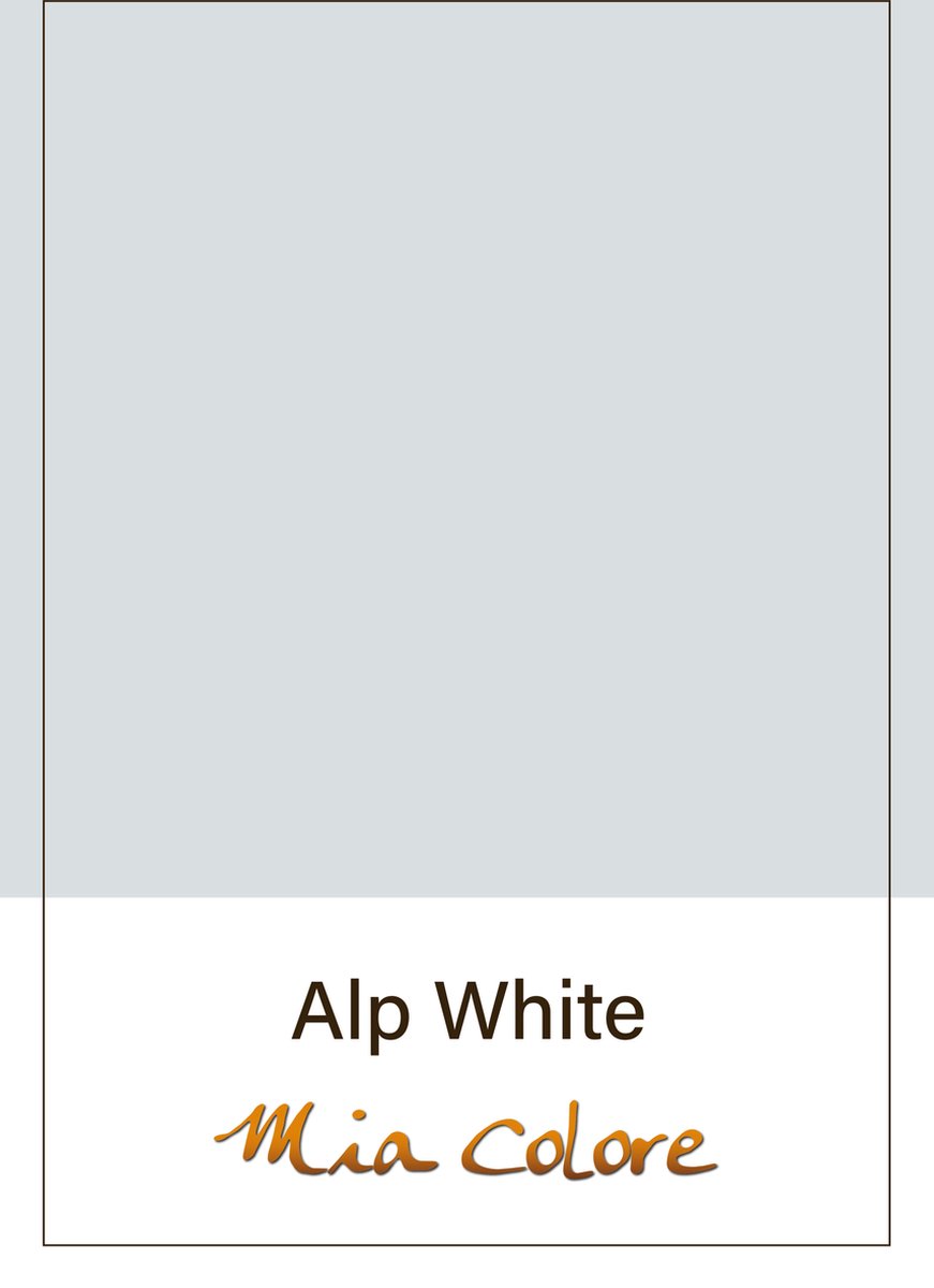 Alp white krijtverf Mia colore 0,5 liter