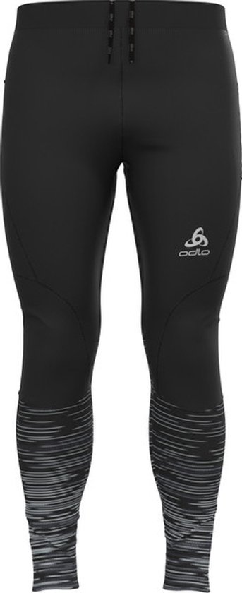 Odlo Zeroweight Warm Tight Heren - Sportbroeken - zwart - maat XL