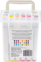 American Crafts Sketch Markers - Dubbele Punt - Value pack Doos - 24 stuks