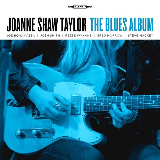 Joanne Shaw Taylor speelt gitaar op het album "The Blues Album".