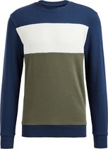 WE Fashion Heren sweater met colourblock