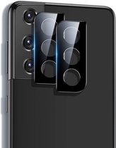 Samsung S21 Plus camera lens Screenprotector - beschermglas - Galaxy Samsung S21 Plus Screenprotector lens Zwart - 2 pack