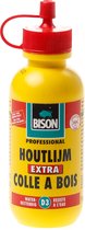 Bison Houtlijm extra 75 gram- hoogwaardige, waterbestendige witte houtlijm, droogt transparant op, oplosmiddelvrij, overschilderbaar, D3, sterker dan hout