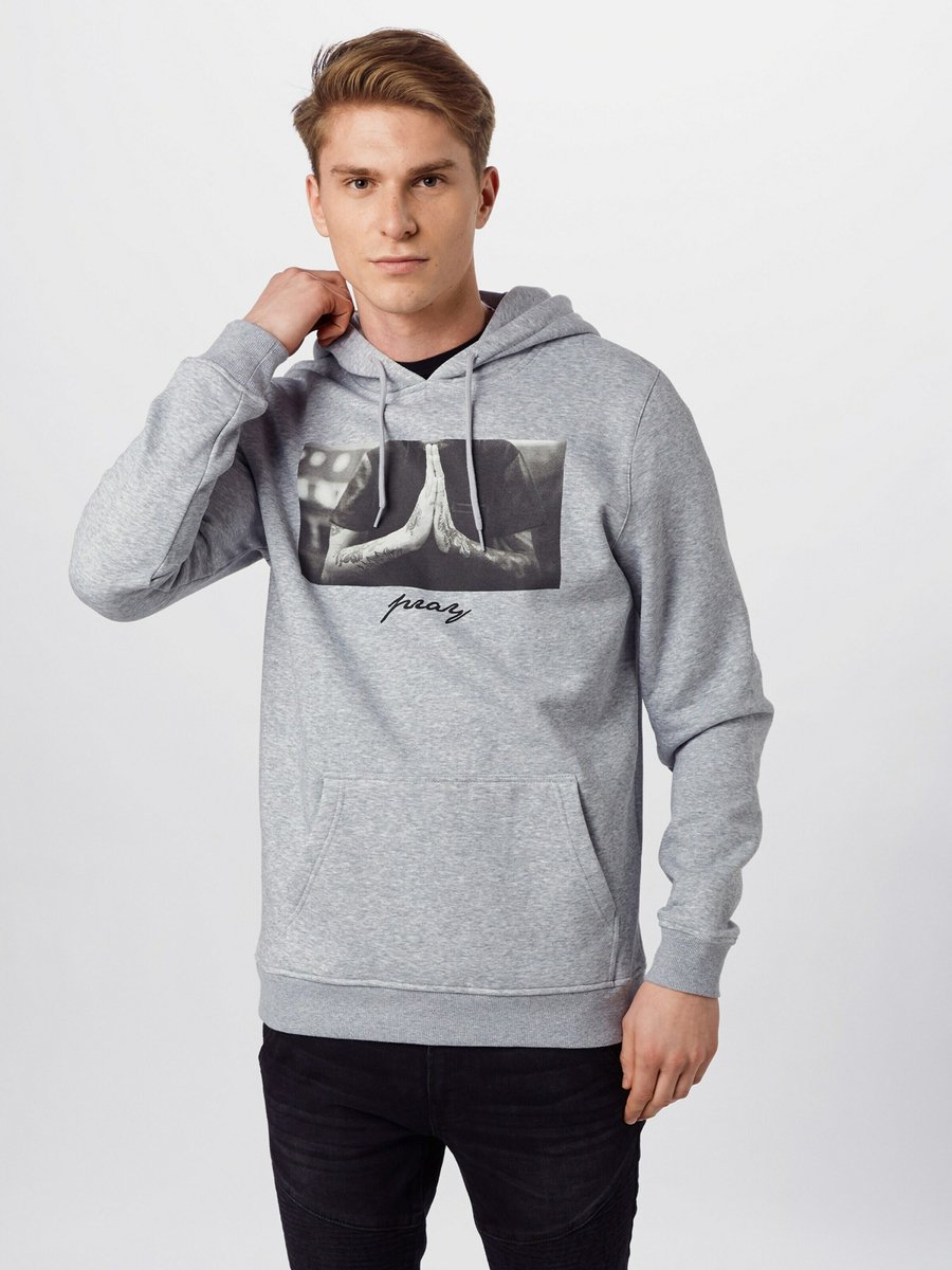 Mister Tee Pray Hoodie/trui XS Grijs