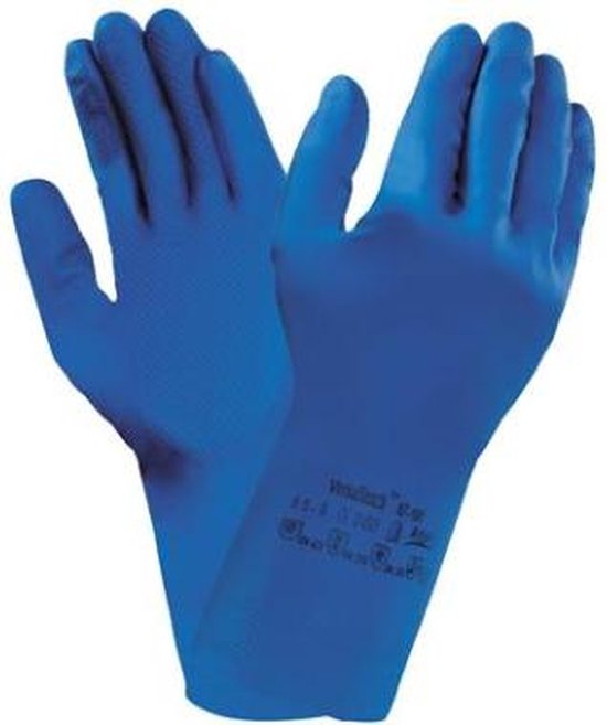 ANSELL Gants De Ménage Ansell Versatouch 87-195 Bleus Taille 8, Lot De - Foto 11