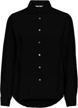 ONLY   Alma Life Poly L/S Shirt Solid Black ZWART 36