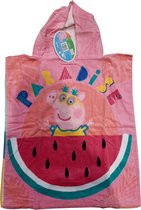 Nickelodeon Badponcho Peppa Pig Junior 50 X 115 Cm Katoen Roze