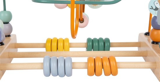 Small Foot - Houten Motoriekspiraal Safari met Kralen