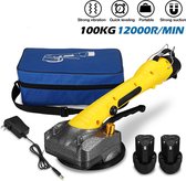 Geel - Tegels Tegelmachine - 2000W - Tegels Vibrator Zuignap - Verstelbaar - Draagbaar - Automatische Floor Vibrator Leveling Tool