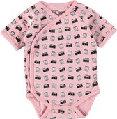 4President newborn baby meisjes romper Velerie Pink aop