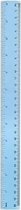 liniaal 30 cm blauw