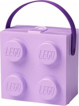 lunchbox Brick 4 junior 17 x 17 x 12 cm paars